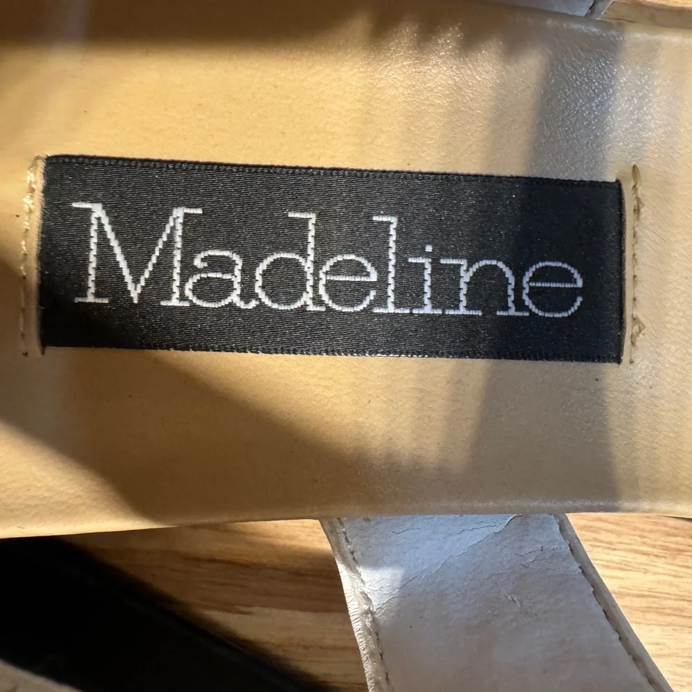 Madeline‎ Cream White Strappy Sandals With 1
